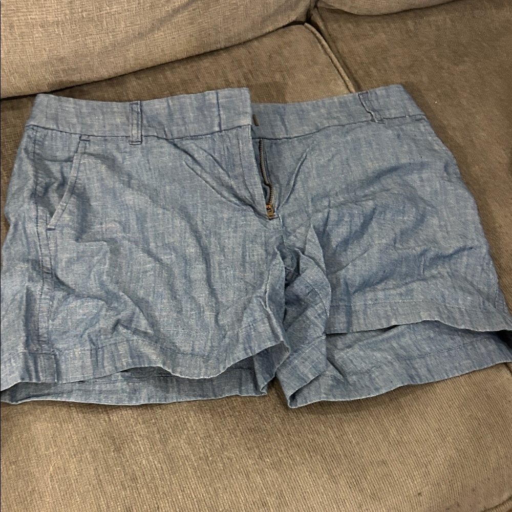 J. Crew Light Blue Women's Bermudas